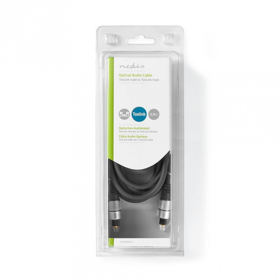 Nedis Optical Audio Cable, 2.5 meter UTFÖRSÄLJNING