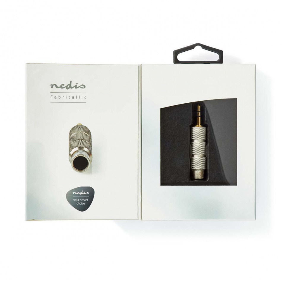 Nedis CAT-B22935GD stereoadapter 3.5mm hane - 6.35mm hona