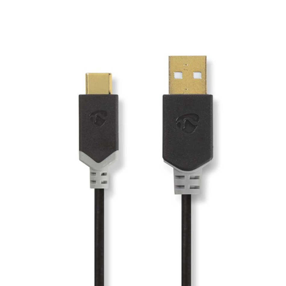 Nedis CCB-W60600AT USB 2.0-kabel USB-A till USB-C