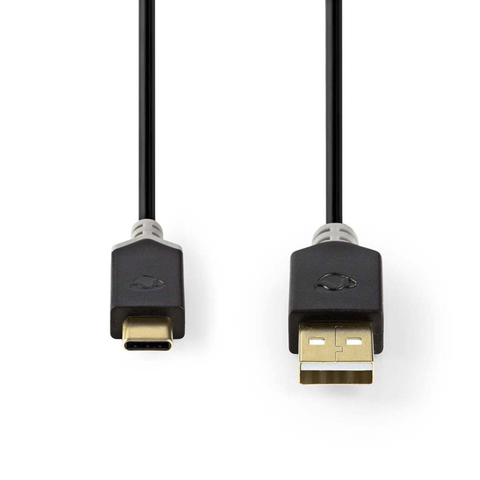 Nedis CCB-W60600AT USB 2.0-kabel USB-A till USB-C