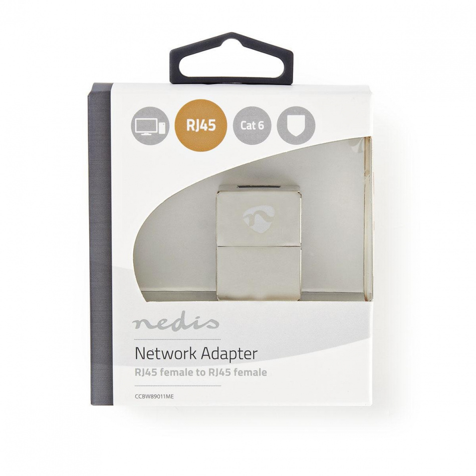Nedis CCBW89011ME Nätverksadapter CAT6 hona-hona