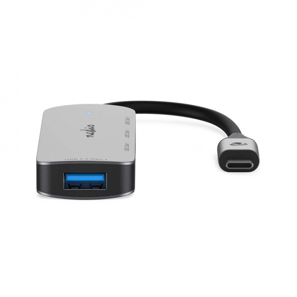 Nedis 4-ports USB 3.2 Hubb, 1x USB-C -> 4x USB-A Hona