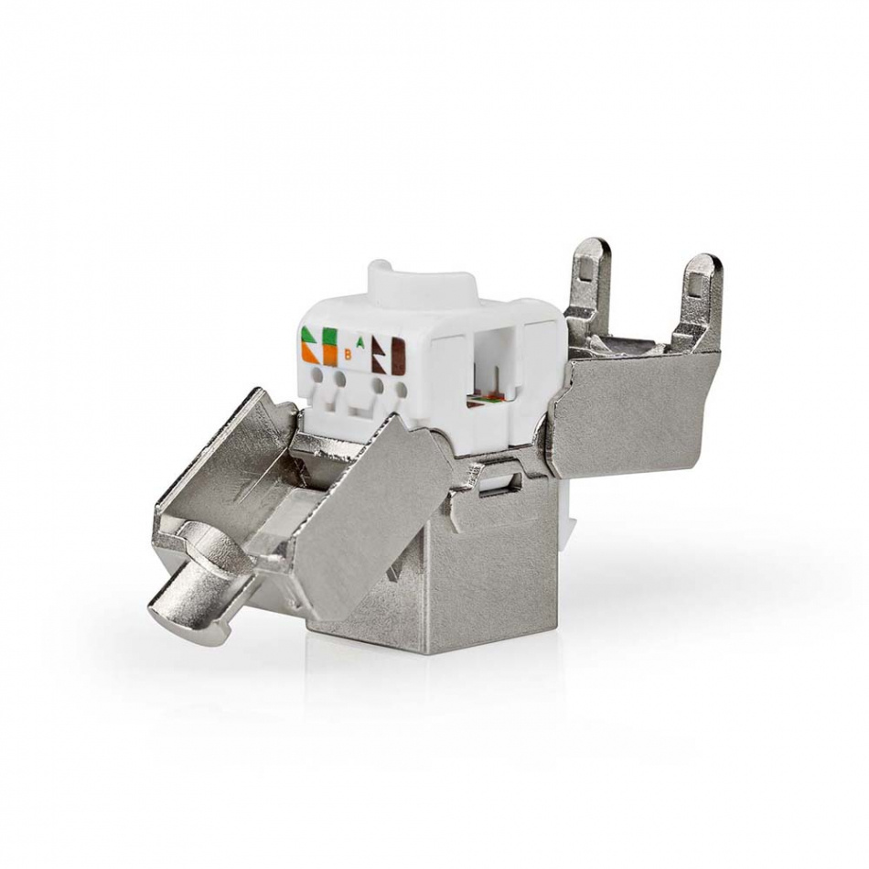 Nedis Keystone RJ45 Hona för skärmade CAT6a S/FTP-kablar