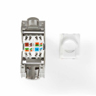 Nedis Keystone RJ45 Hona för skärmade CAT6a S/FTP-kablar Nedis Keystone RJ45 Hona för skärmade CAT6a S/FTP-kablar