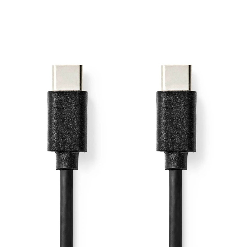 Nedis CCGL60700 USB-C 2.0-kabel, 480 Mbps 60 Watt, svart