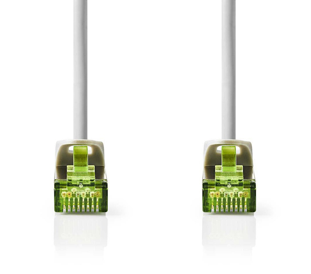 Nedis CAT7 PiMF nätverkskabel RJ45, ljusgrå