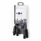 Nedis XLR-ljudkabel för stereo, XLR Hane - XLR Hona Nedis XLR-ljudkabel för stereo, XLR Hane - XLR Hona