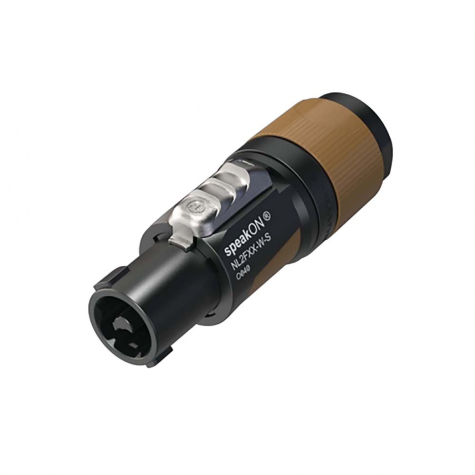 Neutrik NL2FXX-W-S SpeakON 2-polig kontakt till högtalare, styck