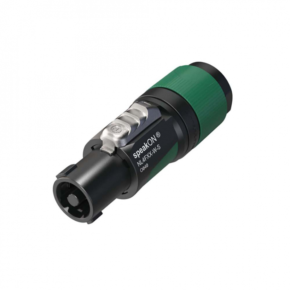 Neutrik NL4FXX-W-S SpeakON 4-polig kontakt till högtalare, styck