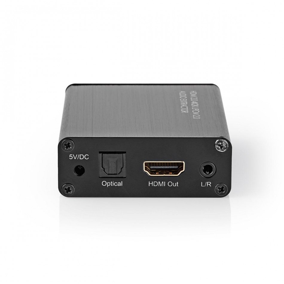 Nedis HDMI Extractor V-EXT3470, HDMI->optisk eller analog 3.5mm