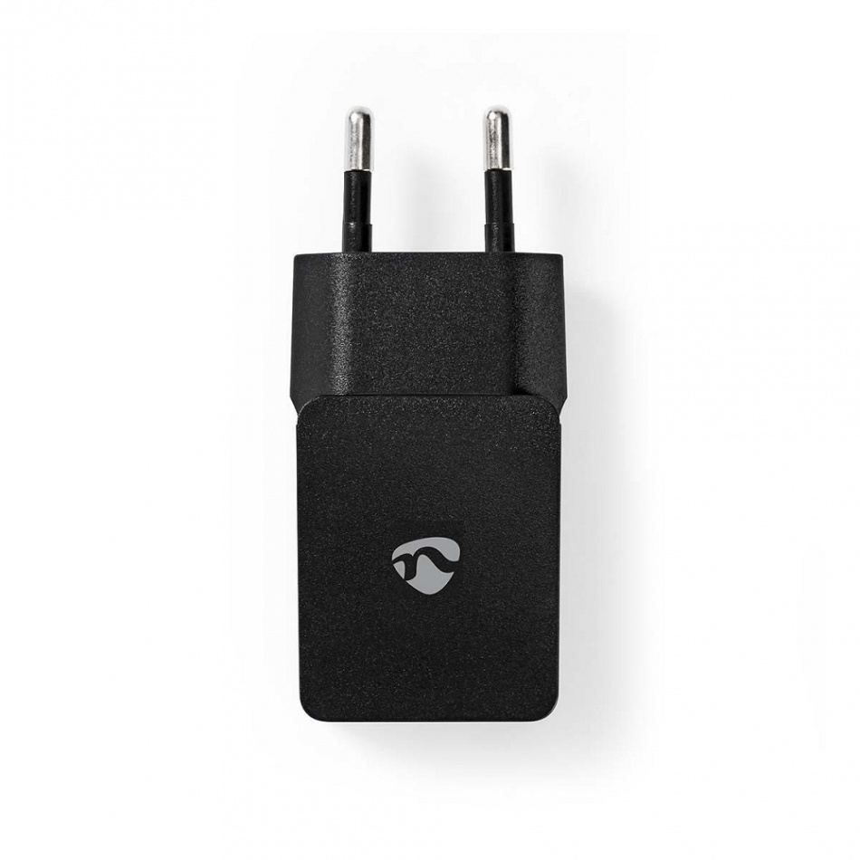 Nedis USB-väggladdare 2.4A med USB-A, svart