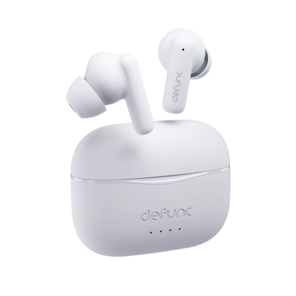 Defunc TRUE VIBE trådlösa in-ear-hörlurar, vita