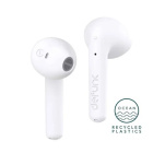 Defunc TRUE LITE II, true wireless in-ear-hörlurar, vita Defunc TRUE LITE II, true wireless in-ear-hörlurar, vita