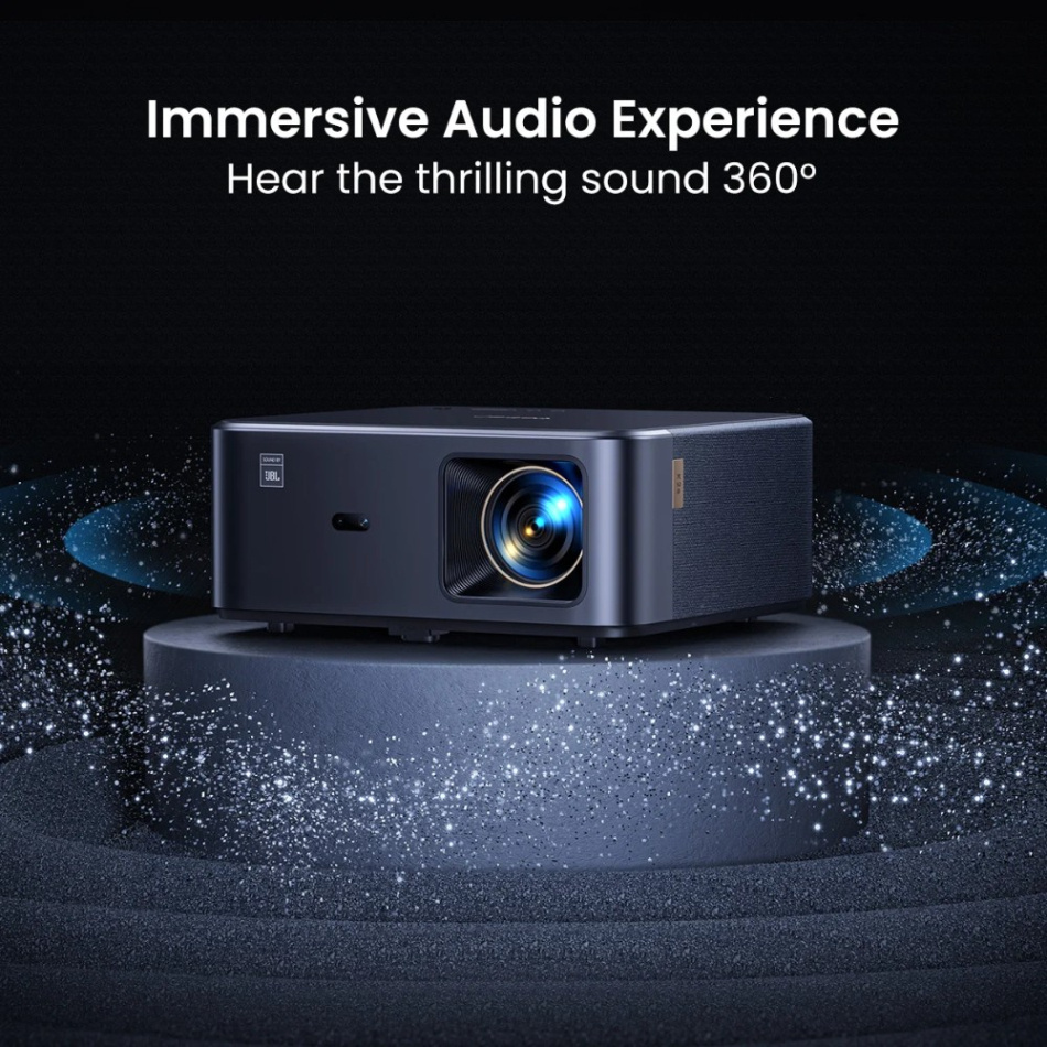 Yaber K2s Pro Full HD LCD-projektor med Dolby Audio & Sound by JBL 