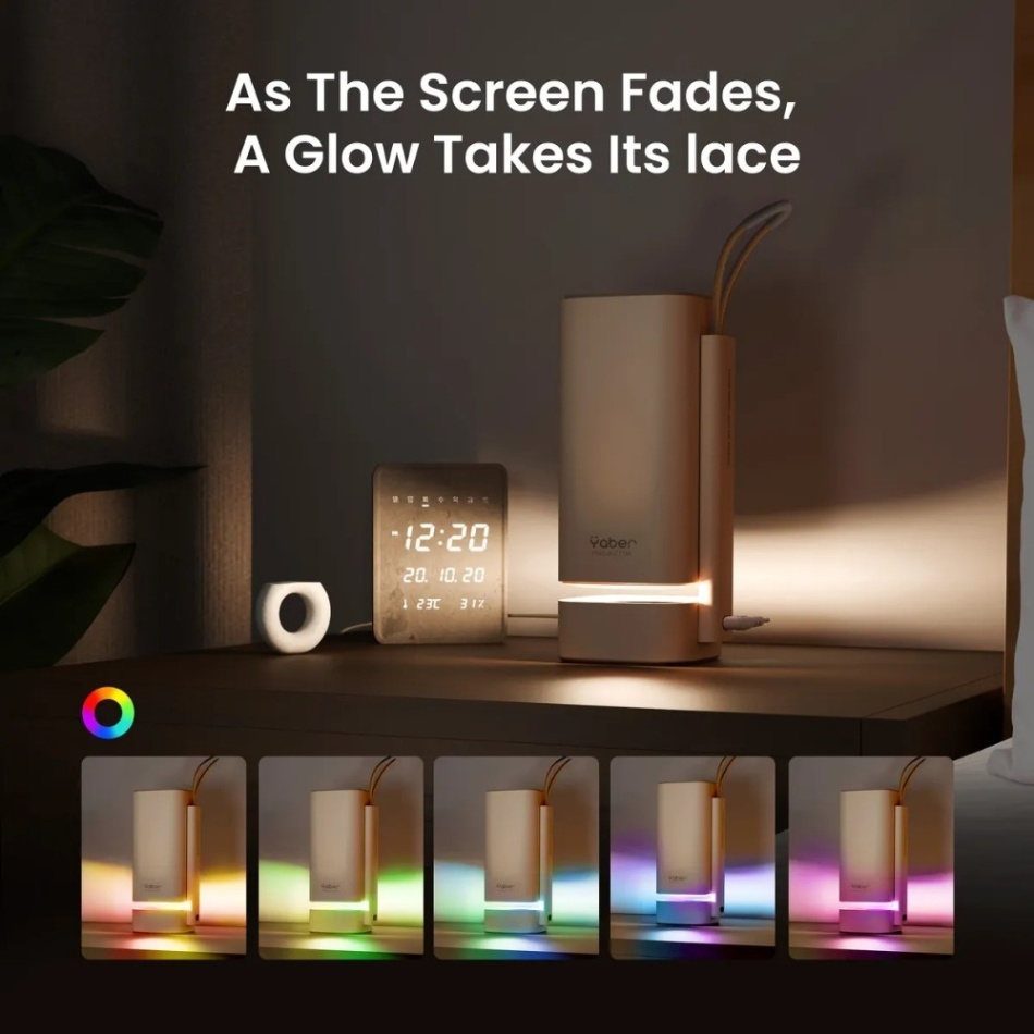 Yaber T1 Pro, portabel Full-HD LCD-projektor med Dolby Audio