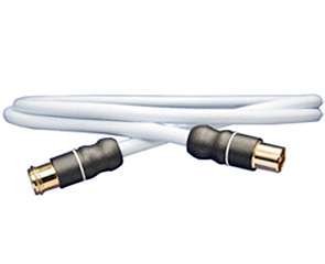 Supra Anco-TV F-M, antennkabel vit 2 meter