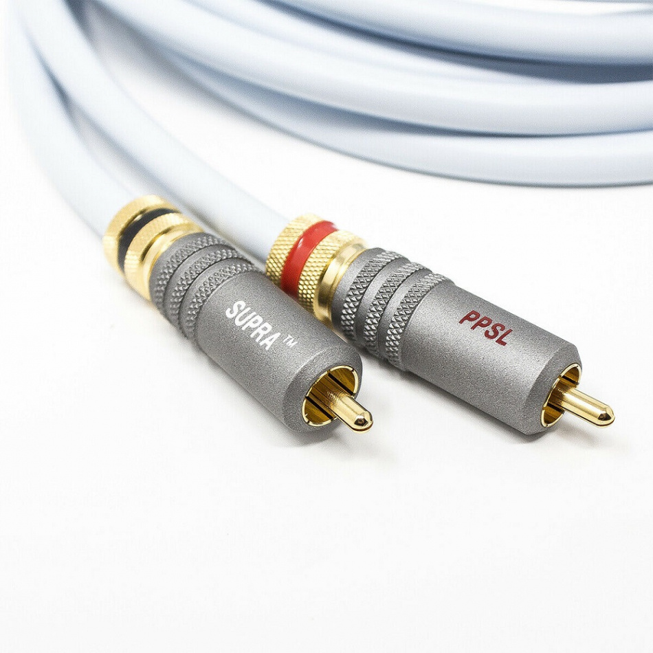 Supra EFF-ISL RCA ljudkabel stereopar