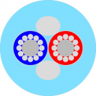 Supra EFF-I ljudkabel is-blå, lösmeter Supra EFF-I ljudkabel is-blå, lösmeter