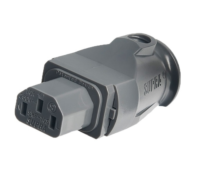 Supra Lorad 2.5 MKII strömkabel 10 Ampere, rak stickpropp