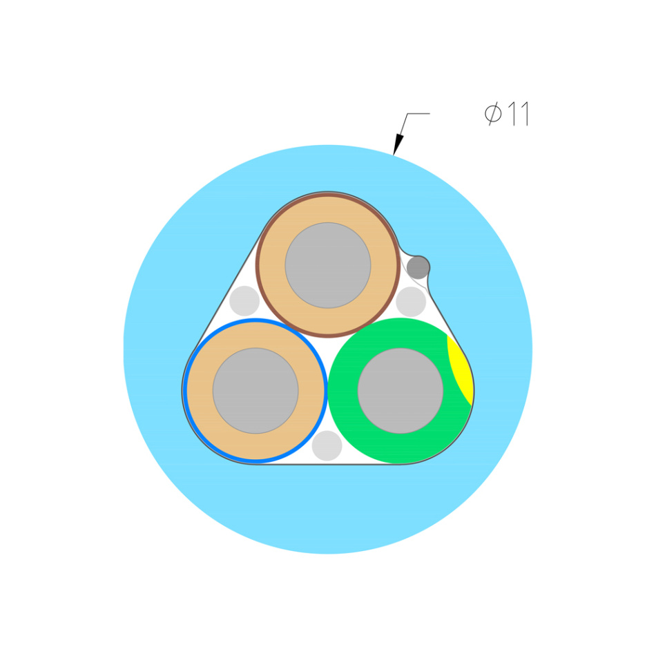 Supra LoRad Excalibur 2.5 Rhodium strömkabel 10 Ampere
