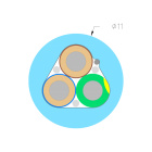Supra LoRad Excalibur 2.5 strömkabel, lösmeter Supra LoRad Excalibur 2.5 strömkabel, lösmeter