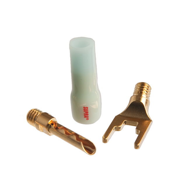 Supra PLY 2.0 Combicon, högtalarkabel stereopar, 2x2 meter vit