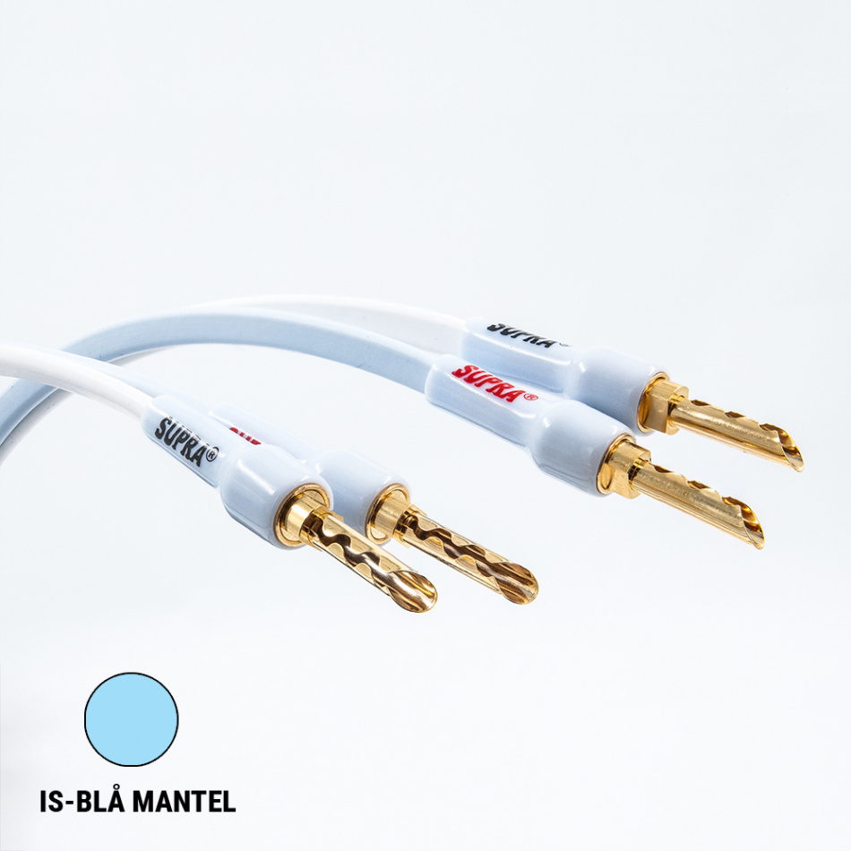 Supra PLY 3.4 Combicon Högtalarkabel Centerhögtalare, is-blå