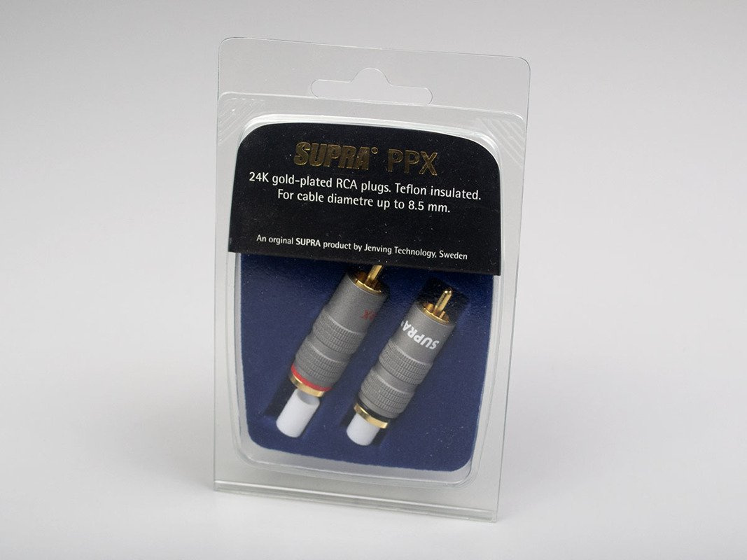 Supra PPX, RCA-kontakter 1 par