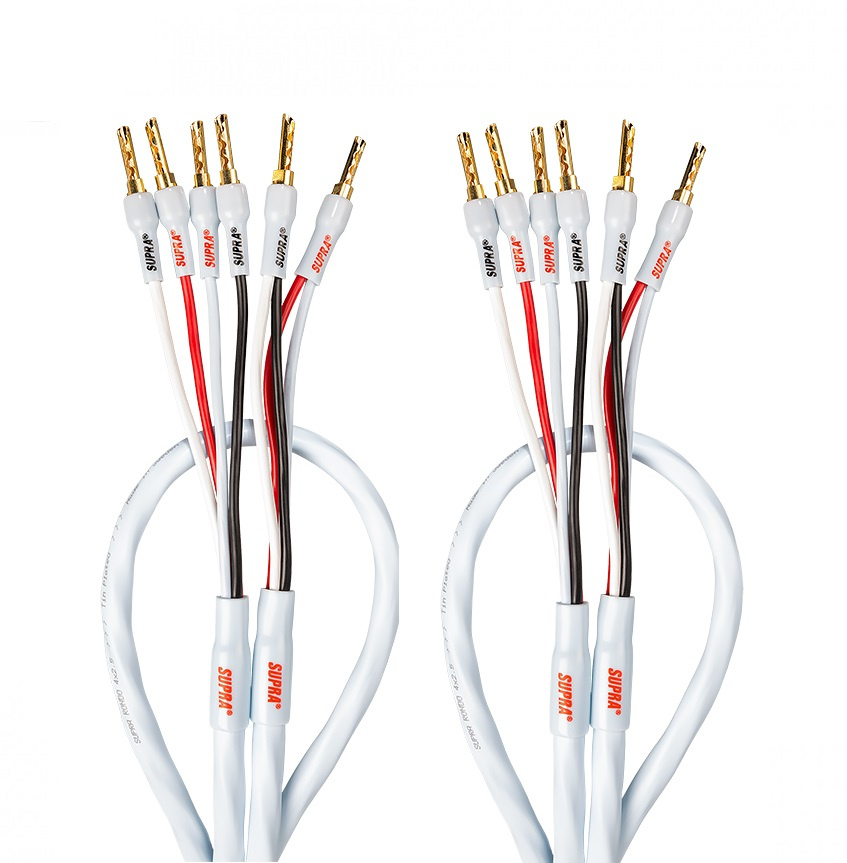 Supra Rondo 4x2.5 CombiCon Bi-Wire Stereo, 2x2 meter