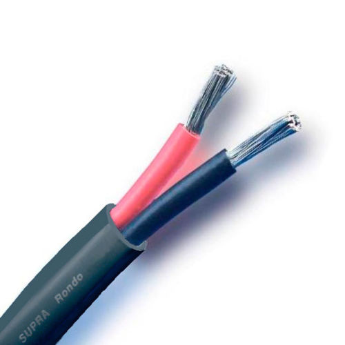 Supra Rondo 2x2.5 Anniversary, antracitgrå högtalarkabel lösmeter