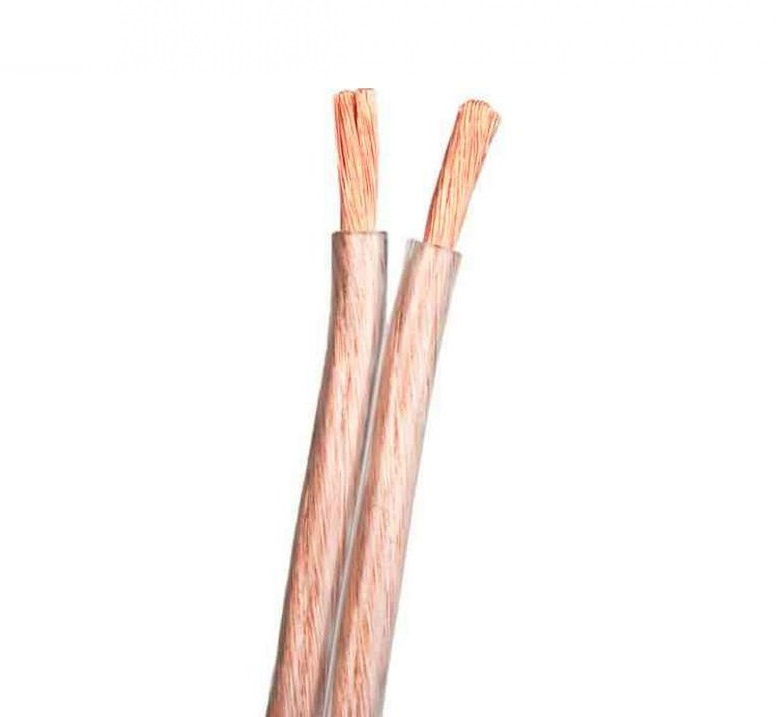 Supra Jentech Sky 2.5, transparent högtalarkabel lösmeter