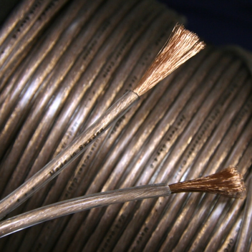 Supra Jentech Sky 4.0, transparent högtalarkabel lösmeter