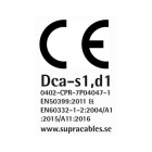 Supra Skyflex 2x1.6 FRHF högtalarkabel, lösmeter svart Supra Skyflex 2x1.6 FRHF högtalarkabel, lösmeter svart