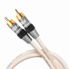 Supra Sublink-RCA subwooferkabel 4 meter, vit Supra Sublink-RCA subwooferkabel 4 meter, vit