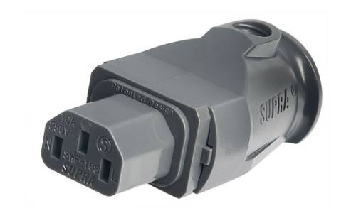 Supra LoRad SWF-10s strömkontakt, hona, 10 Ampere