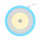 Supra Trico Coaxial S/PDIF RCA ljudkabel, 1 meter Supra Trico Coaxial S/PDIF RCA ljudkabel, 1 meter