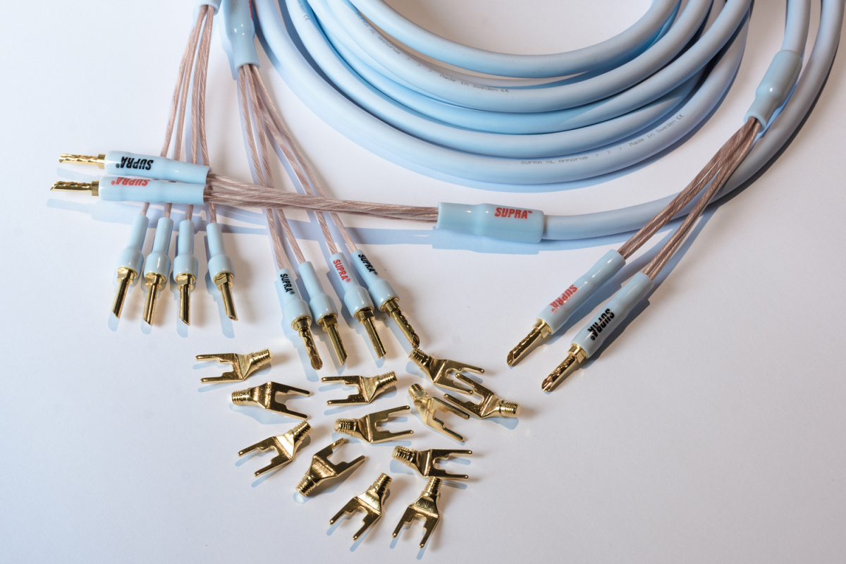 Supra XL Annorum, terminerad högtalarkabel bi-wire stereopar