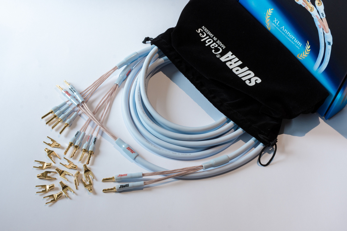 Supra XL Annorum, terminerad högtalarkabel bi-wire stereopar