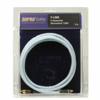 Supra Y-Link, subwooferkabel 4 meter, is-blå Supra Y-Link, subwooferkabel 4 meter, is-blå