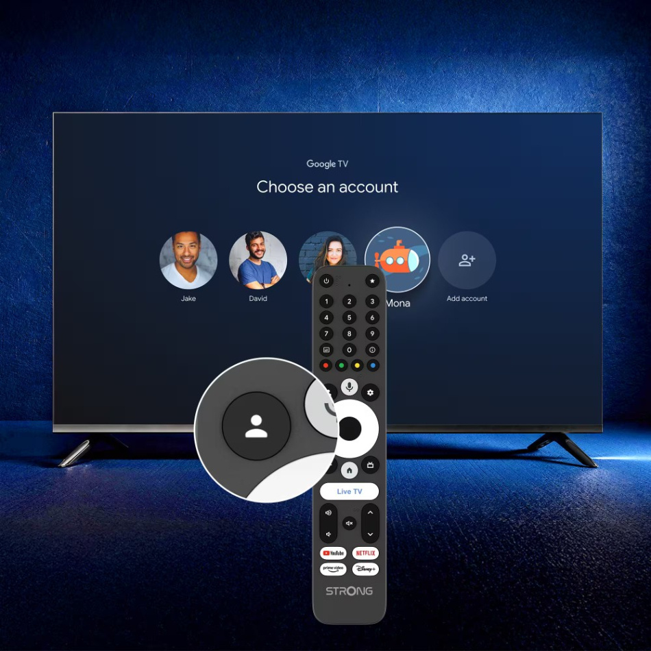 Strong LEAP-S4, 4K-streamingbox med Google TV