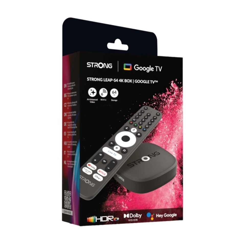Strong LEAP-S4, 4K-streamingbox med Google TV