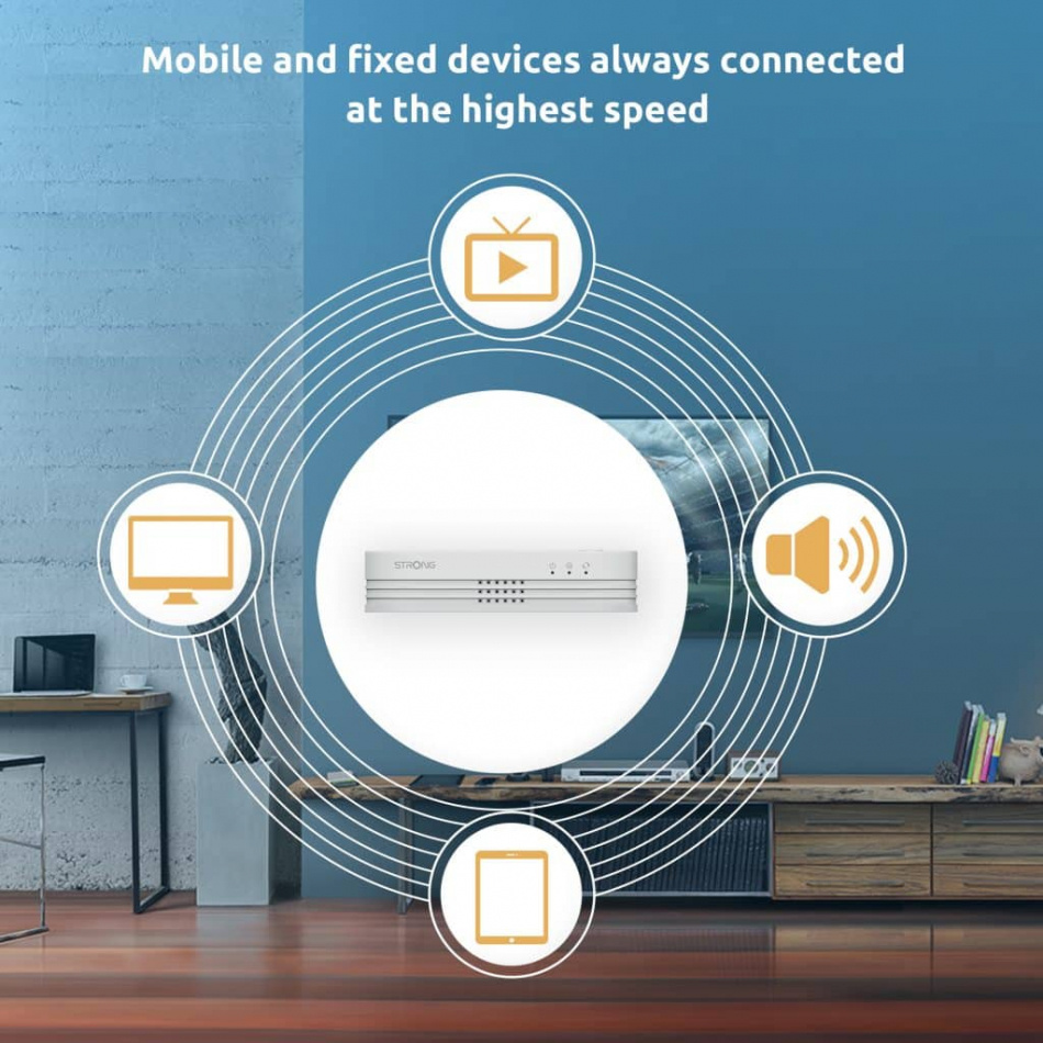 Strong Atria Mesh 1200 Home Kit, dual-band WiFi 2-pack