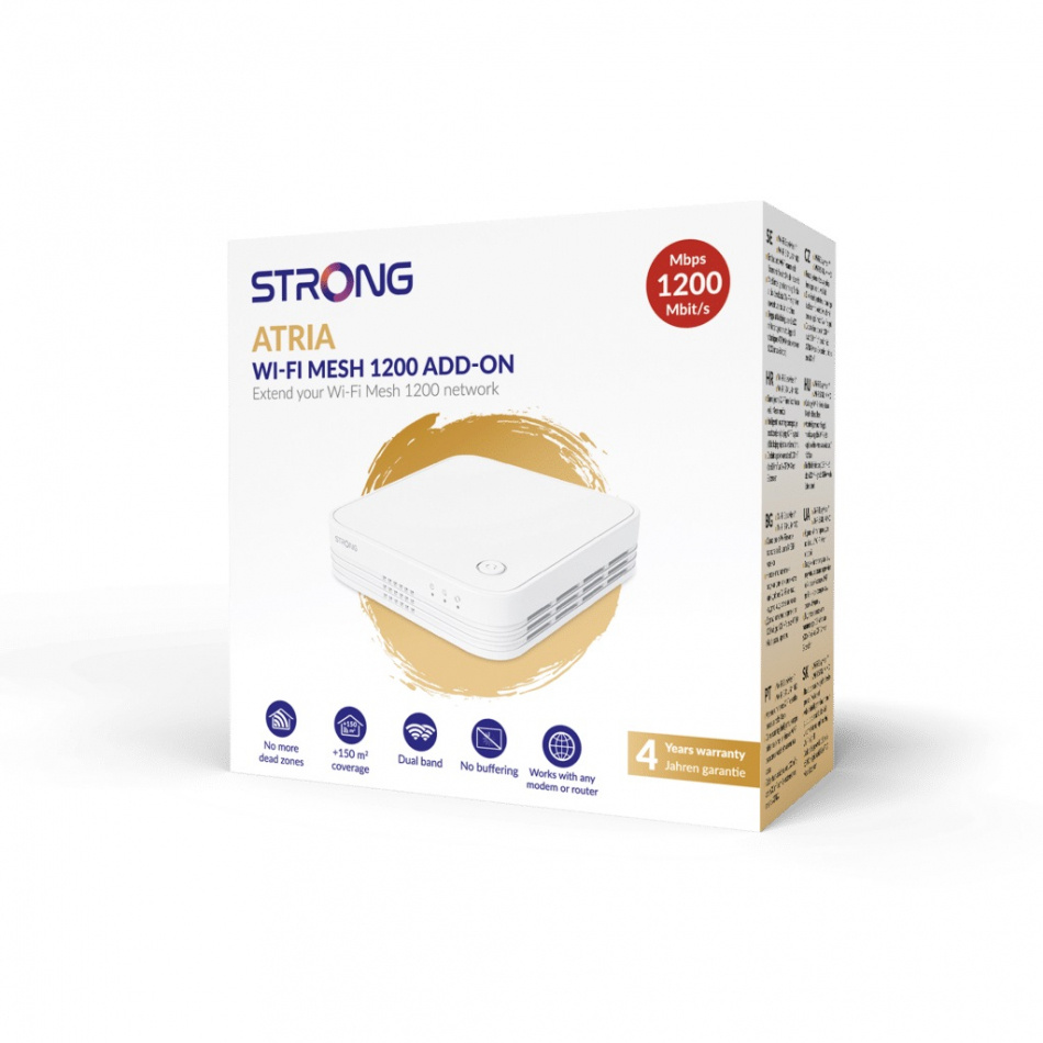 Strong Atria Mesh 1200 Add-On, dual-band Wifi extranod