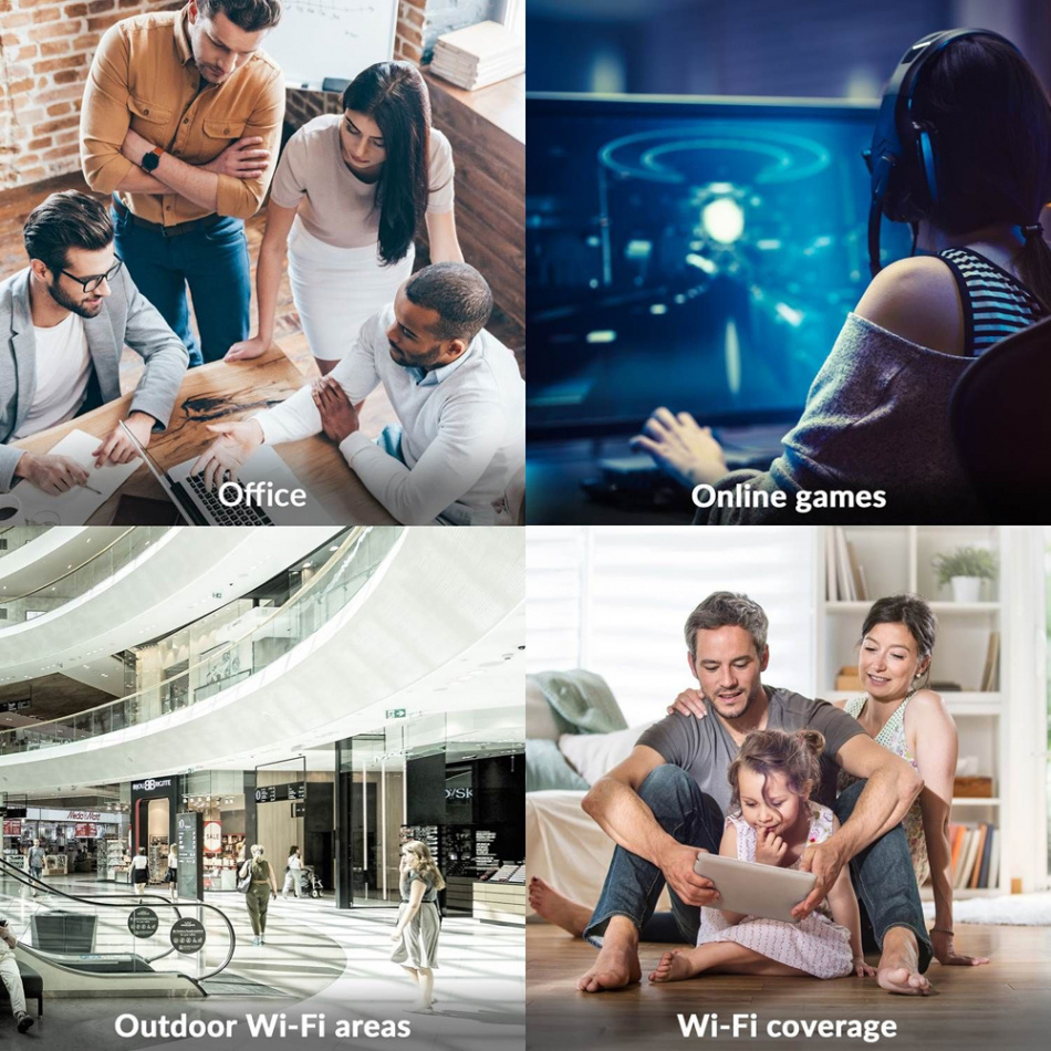 Strong SW5000M 5-Port Gigabit Metal Network Switch, svart