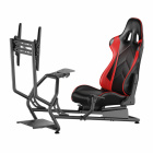 LogiLink Racing Cockpit, racingstol med skärmfäste 32-50 tum LogiLink Racing Cockpit, racingstol med skärmfäste 32-50 tum