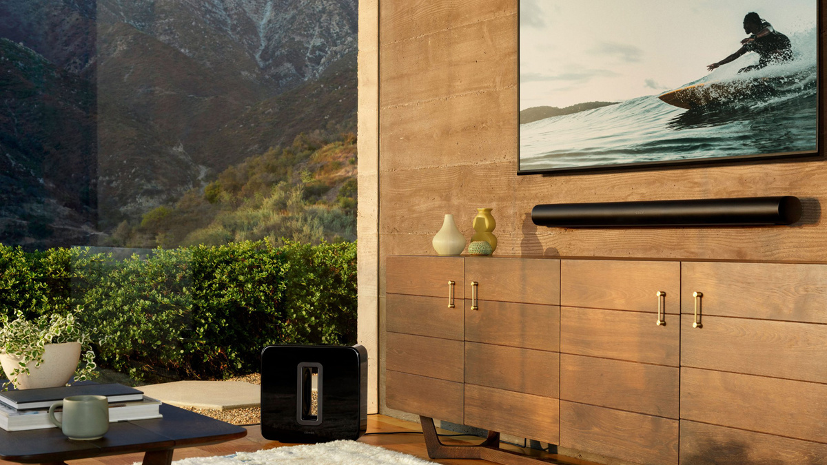 Sonos Arc soundbar med Dolby Atmos, AirPlay 2 & röststyrning, svart