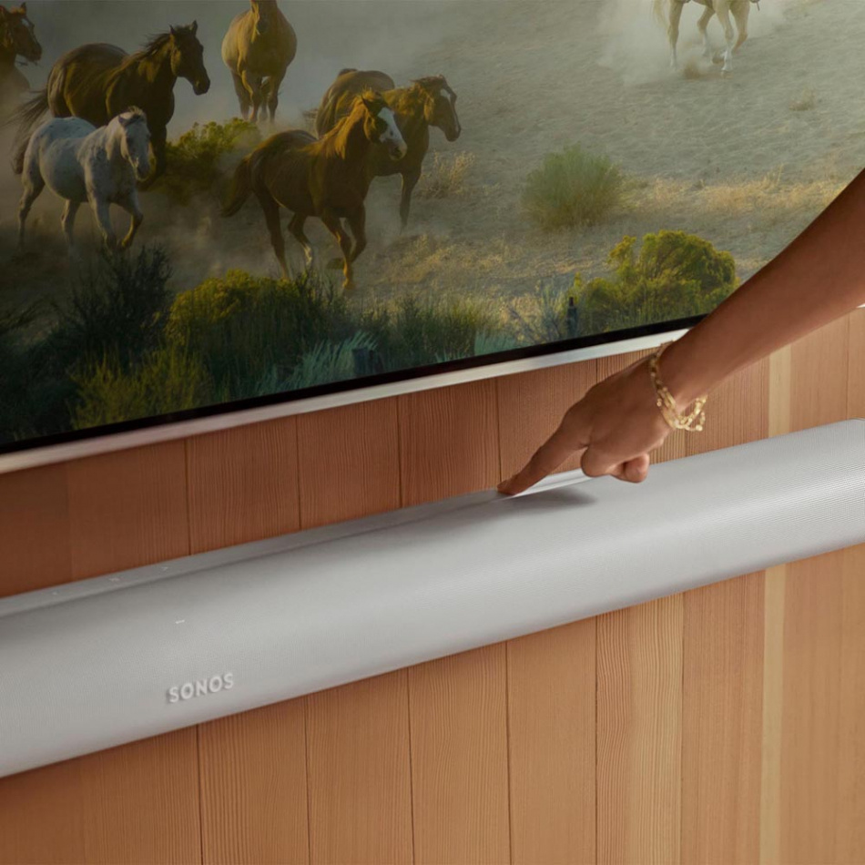 Sonos Arc Ultra soundbar med Dolby Atmos, AirPlay 2 & röststyrning, vit