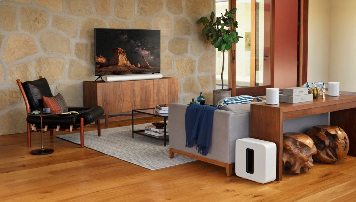 Sonos Arc soundbar med Dolby Atmos, AirPlay 2 & röststyrning, vit