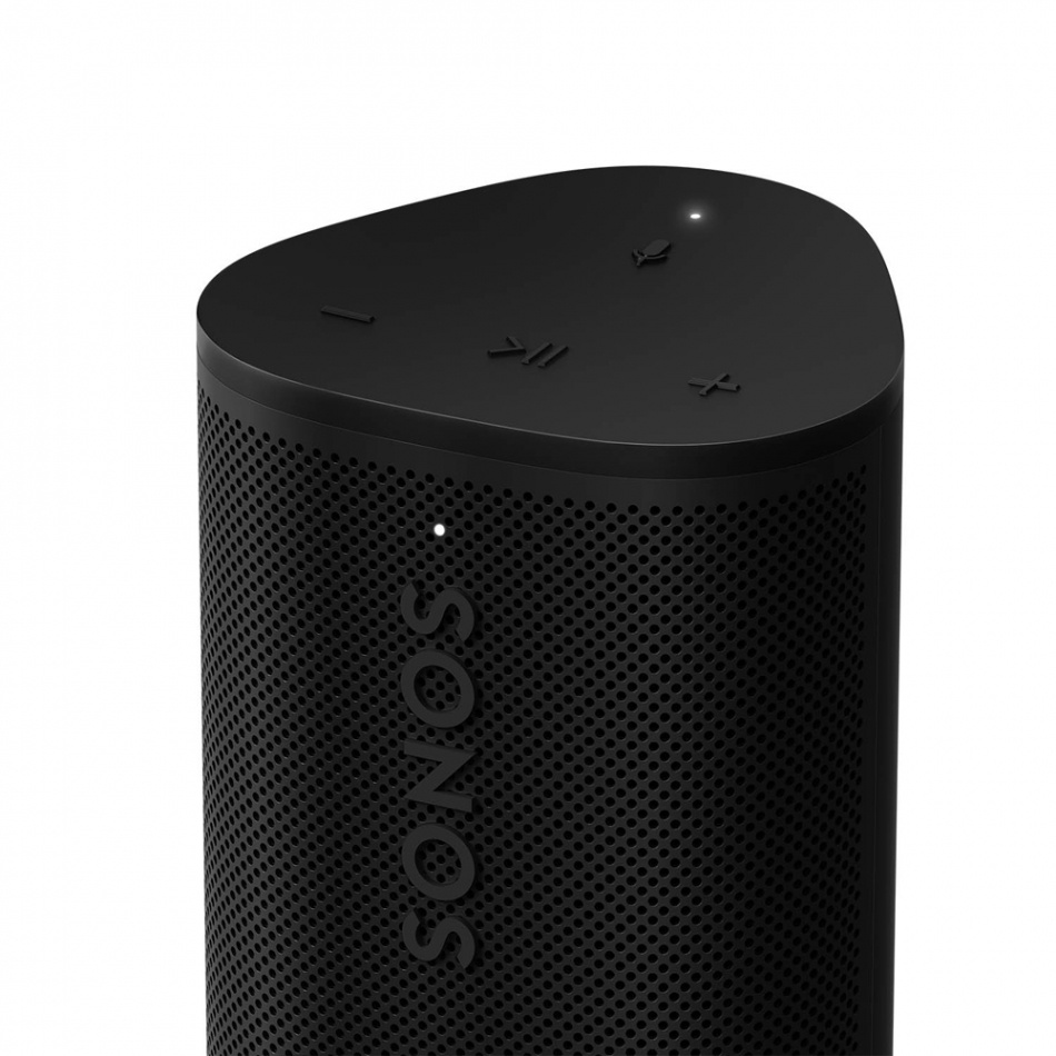 Sonos Roam 2 bärbar IP67-högtalare med Wifi & Bluetooth, svart
