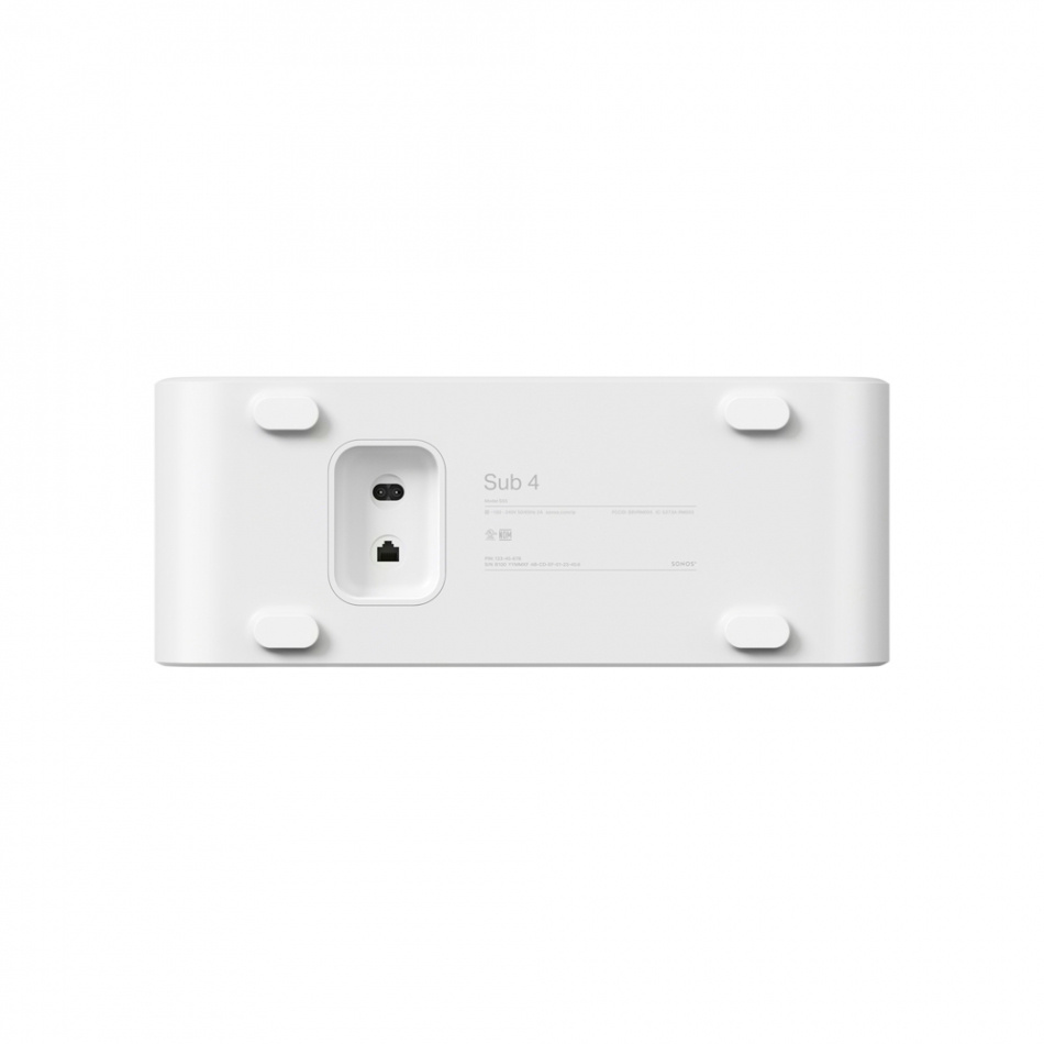 Sonos Sub (gen.4) trådlös subwoofer med Trueplay, vit